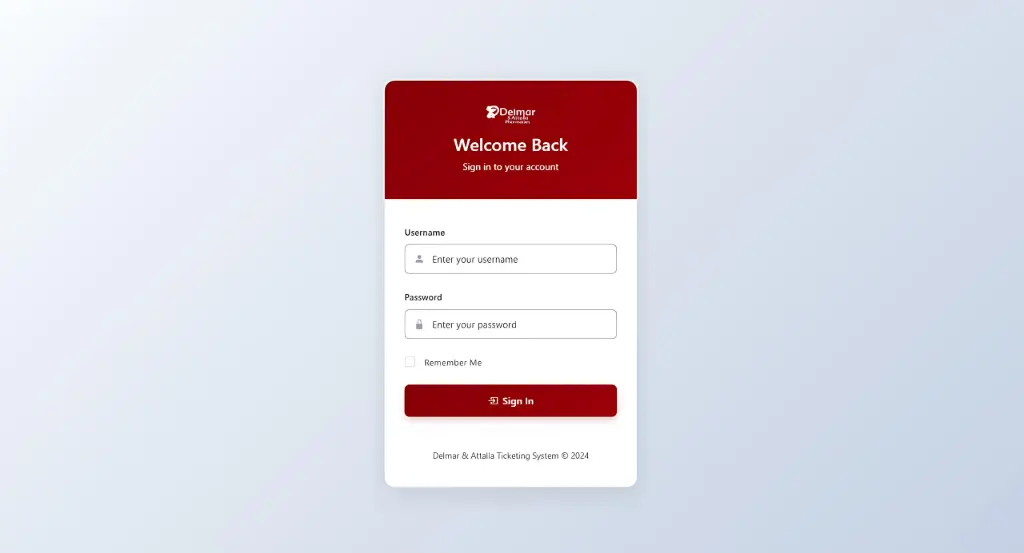 Ticketing System Website - Python